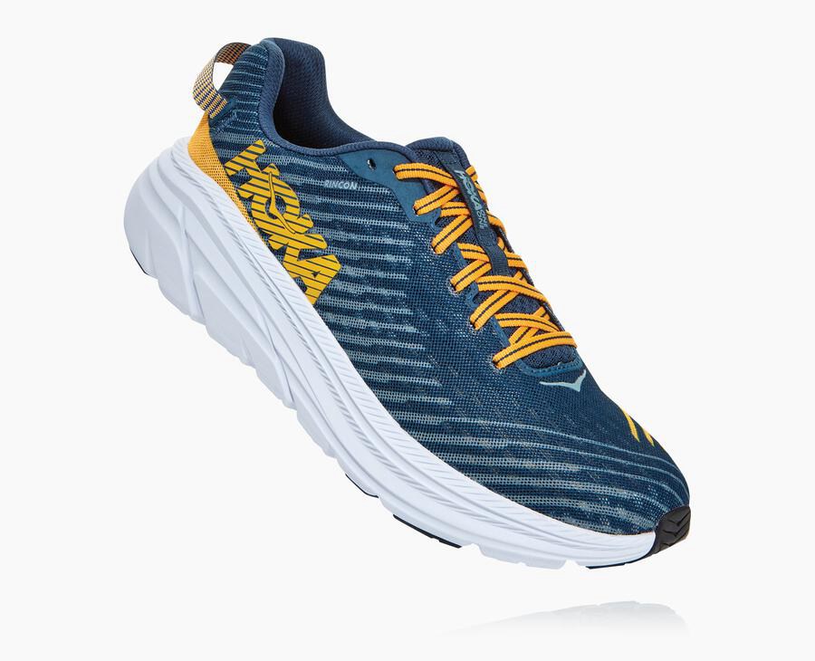 Hoka Australia One One Rincon - Mens Running Shoes Navy/White - UZISR-6581